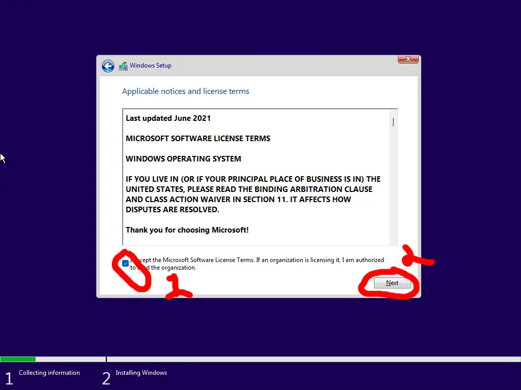 Windows 11 installation 5