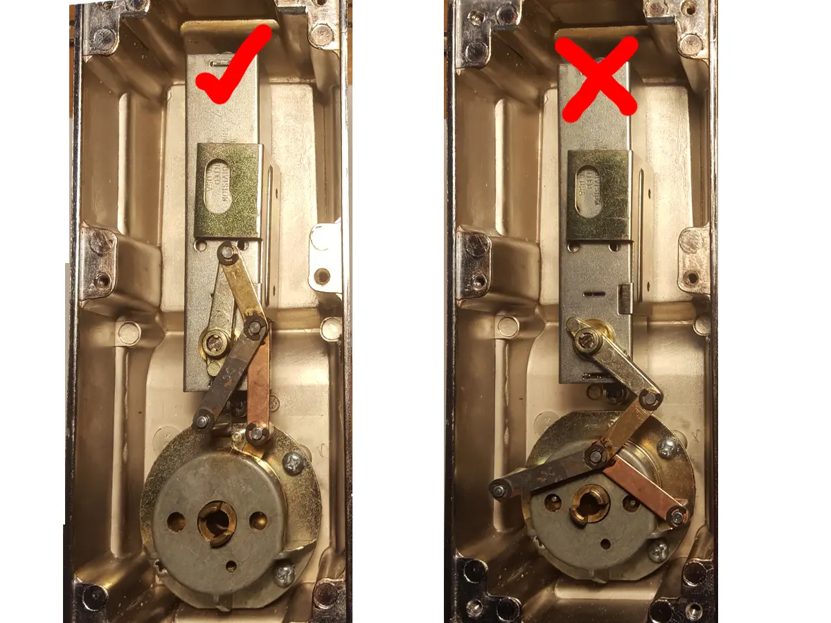 Simplex Unican 1000 Opening Mechanism